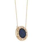 Senzatempo Large Necklace in 18kt Gold and Sapphires