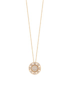 Senzatempo Small Necklace in 18kt Gold and Diamonds