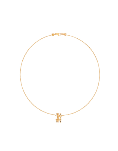 MOON EDEN PENDANT NECKLACE IN 18KT GOLD AND DIAMONDS