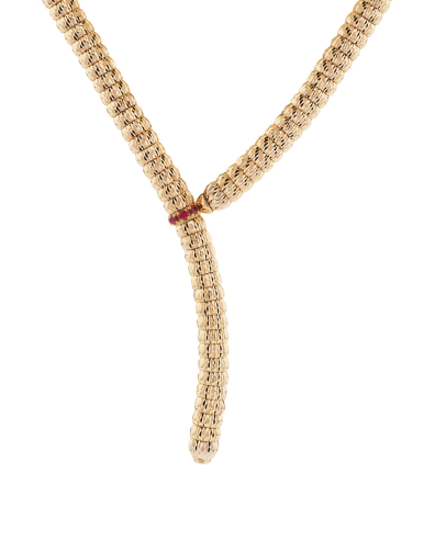 ENIGMA Y NECKLACE IN 18KT GOLD AND RUBIES