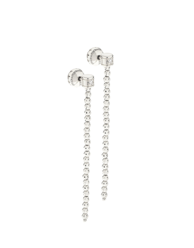 ORECCHINI MOON IN ORO BIANCO 18KT