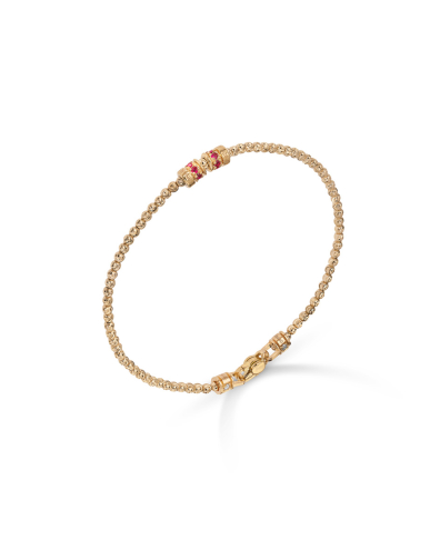MOON BRACELET IN 18KT GOLD AND RUBIES