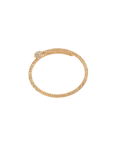 OPHIDIA BANGLE BRACELET IN 18KT GOLD AND DIAMONDS