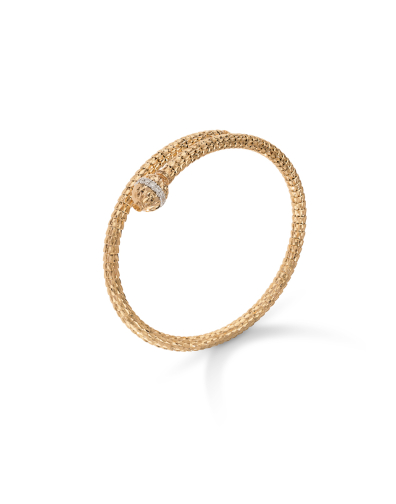 OPHIDIA BANGLE BRACELET IN 18KT GOLD AND DIAMONDS