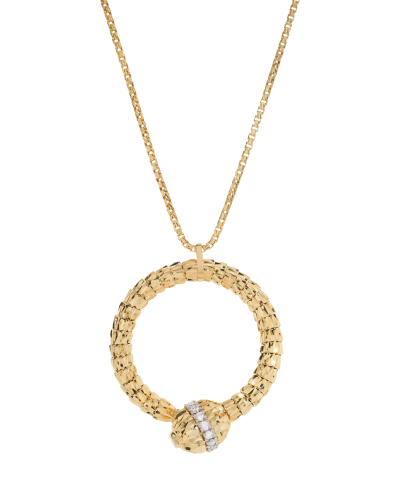 OPHIDIA PENDANT NECKLACE IN 18KT GOLD AND DIAMONDS