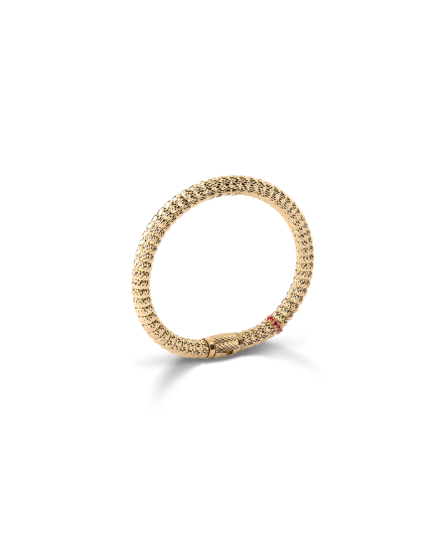 ENIGMA BRACELET IN 18KT GOLD AND RUBIES