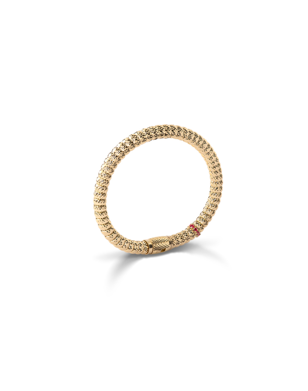 BRACCIALE ENIGMA IN ORO 18KT E RUBINI