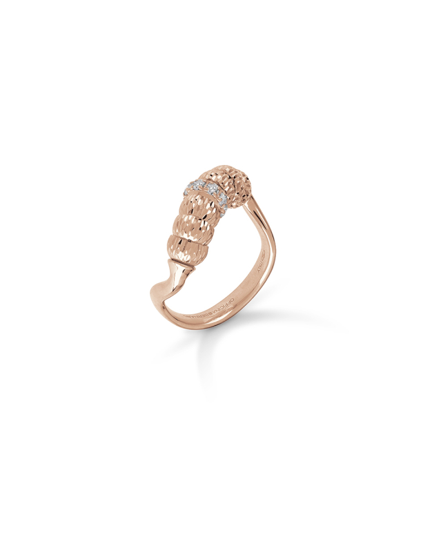 Officina Bernardi 18kt yellow gold Lumen diamond necklace